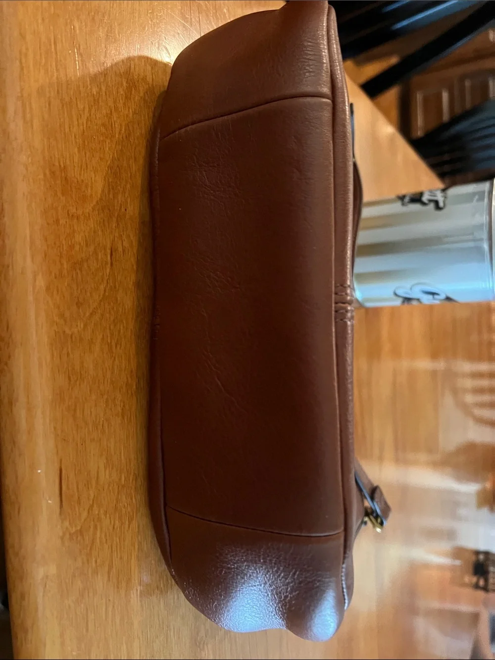 Fossil Brown Leather Shoulder Bag - Picture 3 of 6